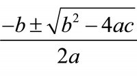 La famosa fórmula de ecuaciones de segundo grado