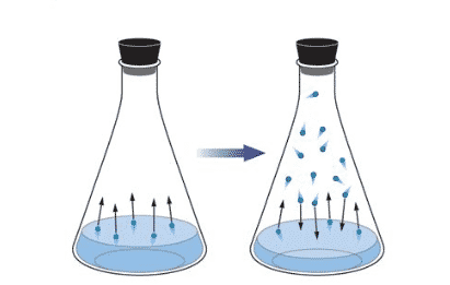 Equilibrio entre condensación y evaporación